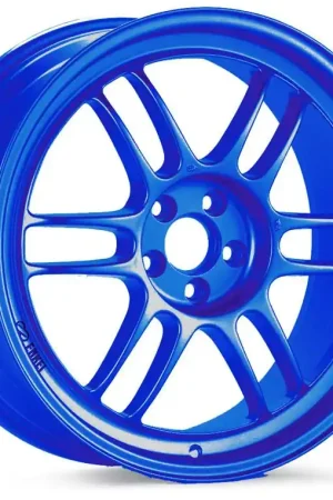 Premium Enkei RPF1 15x7 4x100 41mm Offset 73mm Bore Matte Blue Wheel (MOQ 40)