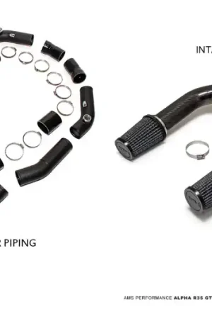 Certified AMS Performance GT-R R35 Induction Kit w/Stock Turbos/Manifold/TB / Alpha Intercooler/TiAL Flanges
