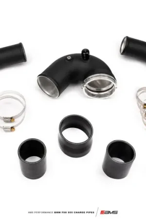 Save Now AMS Performance 15-18 BMW M3 / 15-20 BMW M4 w/ S55 3.0L Turbo Engine Charge Pipes