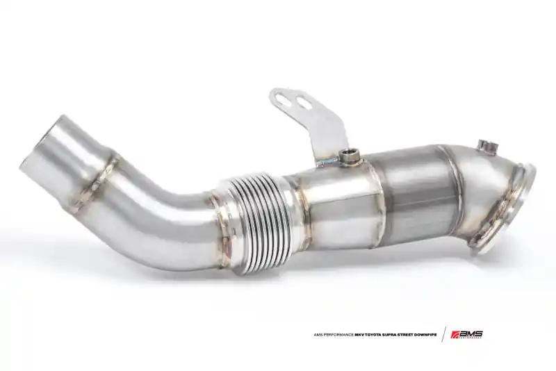Don’t Miss Out AMS Performance 2020+ Toyota Supra A90 Street Downpipe w/GESI Catalytic Converter