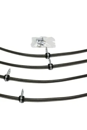 AMS Performance 08-15 Mitsubishi EVO X Stainless Steel Brake Lines (4 Lines) Free Returns