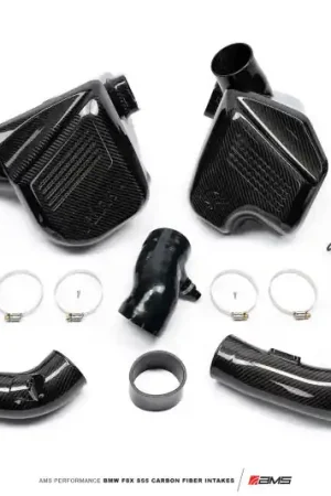 Free Delivery AMS Performance 15-18 BMW M3 / 15-20 BMW M4 w/ S55 3.0L Turbo Engine Carbon Fiber Intake
