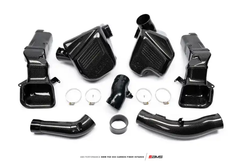 Free Delivery AMS Performance 15-18 BMW M3 / 15-20 BMW M4 w/ S55 3.0L Turbo Engine Carbon Fiber Intake