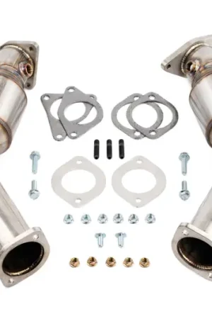 Bargain AMS Performance VR30DDTT Street Lower Downpipes w/GESI Catalytic Converter