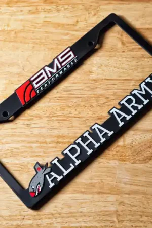 Handmade AMS Performance AMS / Alpha Army License Plate Frame