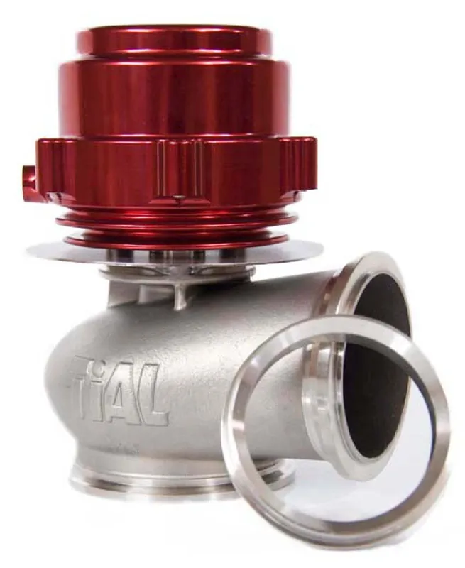 Money Back Guarantee TiAL Sport V60 Wastegate 60mm .149 Bar (2.17 PSI) w/Clamps - Red