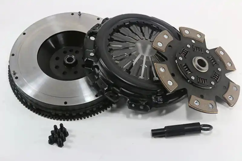 Discount Competition Clutch 10-13 Genesis 3.8L 6Cyl Stage 4 - 6 Pad Ceramic Clutch Kit w/ FW **No TOB*