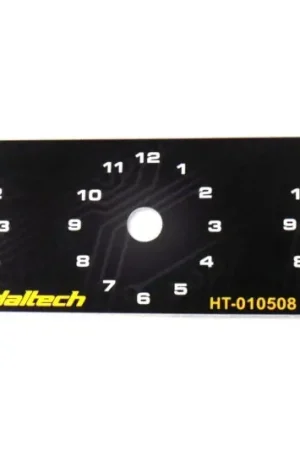 Haltech Triple Switch Panel w/Yellow & Red Knobs Modern