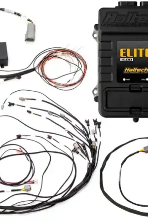 Hassle-Free Returns Haltech Elite 1500 Terminated Harness ECU Kit w/ Square EV1 Injector Connectors