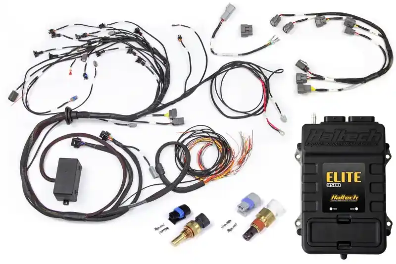Best Choice Haltech Elite 2500 Terminated Engine Harness ECU Kit w/Late Ignition