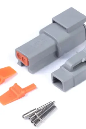 Haltech Matching Set of Deutsch DTM-2 Connectors 7.5 Amp Plug & Pins Get Yours