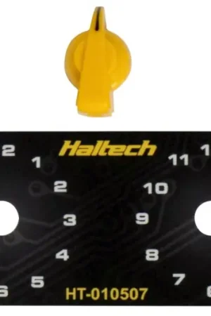 Haltech Dual Switch Panel Kit w/Yellow Knob Free Delivery