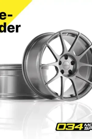 Luxury 034Motorsport ZTF-01 Forged Wheels - 19x9.3 ET35, 66.6MM Bore B8/B9 A4/S4 (Hyper Silver)