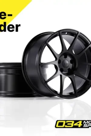 034Motorsport ZTF-01 Forged Wheels - 19x9.3 ET42, 57.1MM Bore 8V/8V.5 RS3 & Audi 8J/8S TT/TTS/TTRS (Satin Black) Holiday Sale