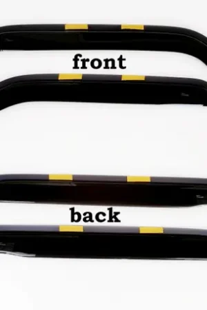 Team Heko Wind Deflectors - VW JETTA II (4 Door) 1983 - 1987 (Full Kit) (Short Front) (Split Glass Version) Premium
