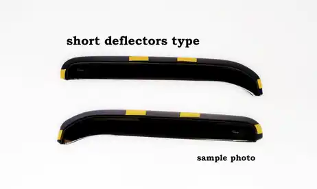 Team Heko Wind Deflectors - VW GOLF II (5 Door) 1983 - 1987 (Short) (With Split Glass) (Front Only) Fresh Stock