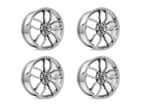 Racingline R360 8.5J x 20inch Alloy Wheel Set - Gloss Bright Silver Time-Limited