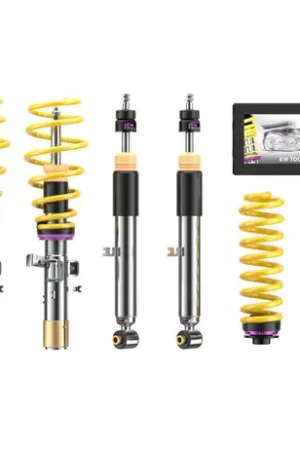 Popular KW Variant 3 Comfort Coilovers - Audi A3 (8V) - 55mm Strut Multi-link rear axle - incl. deactivation for electronic dampers