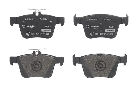Professional Grade Brembo Xtra Rear Brake Pad Set - MQB