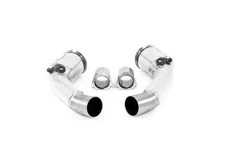 Milltek Large Bore Downpipe with Cat & GPF Delete -  Audi RS6 (C8) Fit: O.E  OPF/GPF Back Best Seller