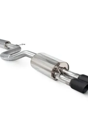 Scorpion Resonated GPF-Back Exhaust System with Black Ceramic twin 90mm Daytona trims - Volkswagen Polo GTI 2.0T AW Pre-Facelift GPF Model Viral