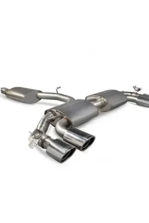 Big Sale Scorpion Cat Back Exhaust Resonated cat-back (with valves) - TT S MK3 Coupe GPF Model