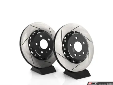 Fresh Stock ECS Tuning Rear Slotted 2-Piece Semi-Floating Brake Rotors Pair (310x22)
