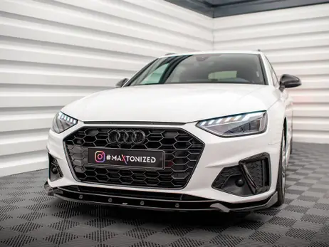Original Maxton Design Front Splitter V.1  - S4 B9 Facelift / A4 S-Line Facelift