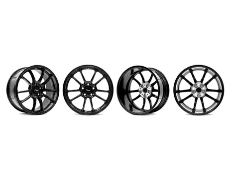 Racingline Cup Edition 'EVO' 8.5J x 18inch Alloy Wheel Set - Gloss Black Hot Deal