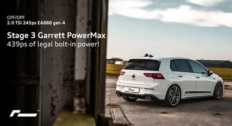 Grab Now RacingLine / Garrett Powermax Emissions Compliant Stage 3 Upgrade Package for EA888 Gen4 '245ps' MQB Evo Vehicles