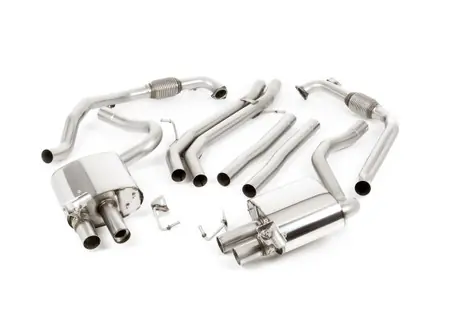 Hot Deal Milltek Non-Resonated Catback Exhaust - S4 B9 (sport diff models and without brace bar)