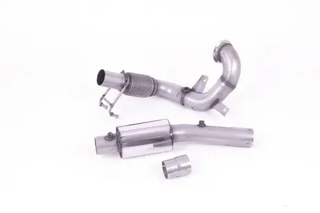 Milltek Large Bore Large-bore Downpipe and De-cat - Polo GTI 2.0 TSI (AW PRE Facelift GPF) Crafted