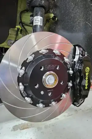 Vagbremtechnic Front Brake Kit - 4 Piston Brembo Caliper - 362x32mm 2-Piece Discs - VAG Electric Vehicles New Release