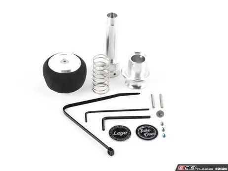 Fan Favorite Leyo Motorsport Black Alcantara DSG Shift Knob (Silver Anodized)