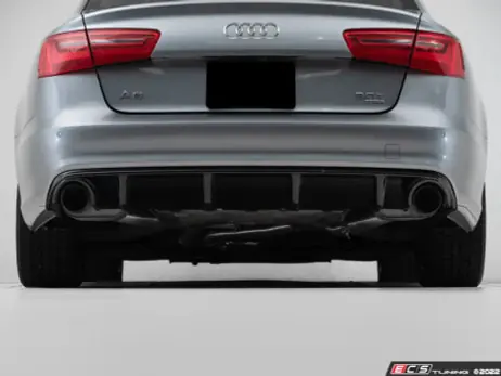 ECS Tuning Rear Diffuser Gloss Black - C7 A6 S-Line Factory Price