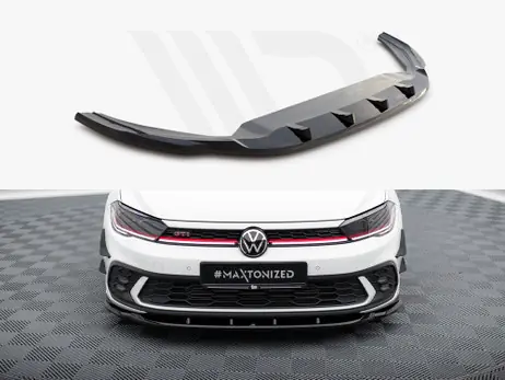 Maxton Design Front Splitter V.1 Volkswagen Polo Gti Mk6 Facelift Time-Limited