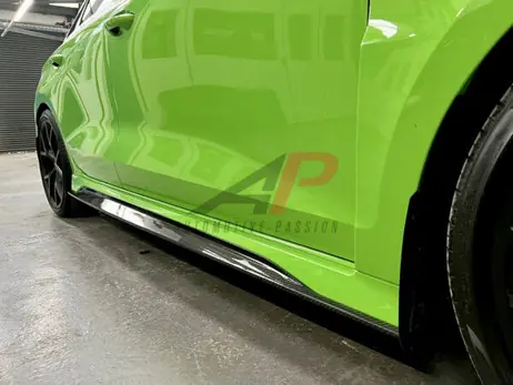 AP Design Dry Carbon Side Skirts Gloss Twill - RS3 8Y Limited Time