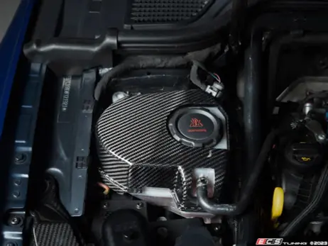 Save Now ECS Tuning Carbon Fibre Expansion Tank Cover - MK8 GTI/Golf R & 8Y A3/S3