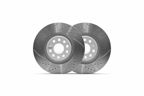 Trending Vagbremtechnic 272x10mm Rear Brake Discs (Silver) - S1