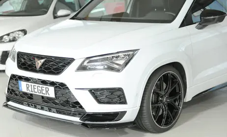 Rieger Front Splitter Gloss Black - Cupra Ateca 4Drive (5FP) Seasonal Sale