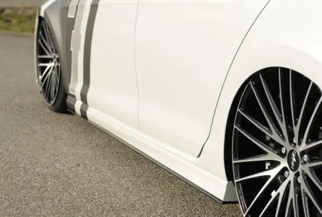 Rieger Side Skirt Extensions (Pair) Satin Black - Golf Mk7 'R'/R-Line (Pre-FL) Hot Picks