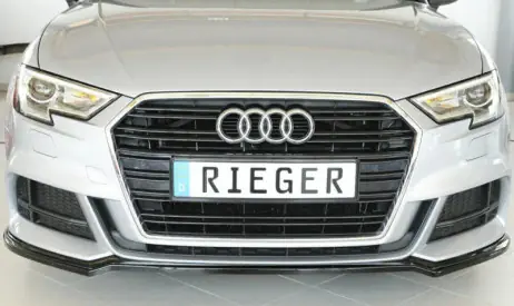 Rieger Front Splitter Gloss Black - S3 & A3 S-Line Hatch In Demand