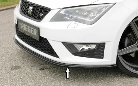 Don’t Miss Out Rieger Front Splitter Gloss Black - Leon FR & Cupra (2013-17)
