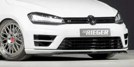 Rieger Front Splitter Gloss Black - Golf MK7 R/R-Line(2012-2016) Seasonal Sale