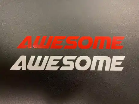 Awesome Die Cut Vinyl Decal / Sticker Final Sale