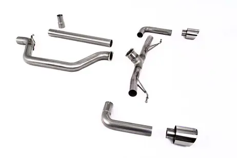 Latest Milltek Particulate Filter-back 80mm Race Exhaust - Golf 8 GTI+Clubsport