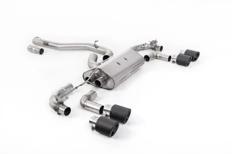 Milltek 80mm Valved Race Exhaust System - VW Golf 'R' Mk7.5 (300hp) both GPF and Non GPF Professional Grade