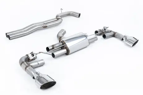 Special Discount Milltek 80mm Race Cat Back Non Resonated Exhaust System - RS3 8V Sportback Facelift (GPF and Non-GPF models)