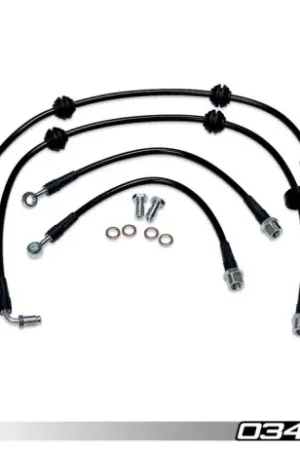 034Motorsport Stainless Steel Braided Line Kit - B9/B9.5 A4/S4, A5/S5/RS5, Q5/SQ5 Trusted Brand