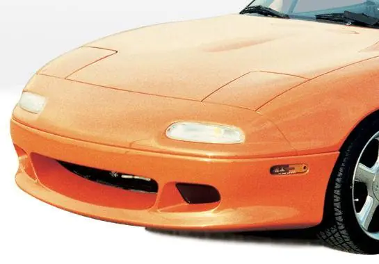 Final Sale Mazda Miata VIS Racing W-Type Front Lip - Fiberglass - 490009